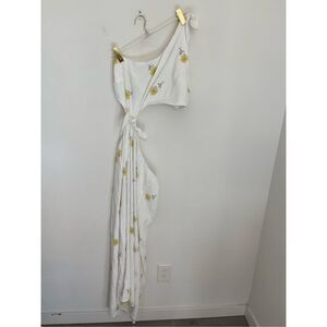 American Eagle AE Cut-Out One Shoulder Midi Dress Size Large NWT